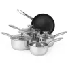 Conjunto de panelas Russell Hobbs BW06572EU72 — 5 peças em aço inoxidável