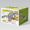 MAESTRO MR-2020-6M conjunto de 6 panelas, aço inoxidável