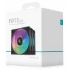 DeepCool FD12 ARGB R-FD12-BKAPN3-G ventoinhas de caixa, 120 mm (120x120x25), 12 V, pack de 3, pretas