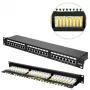 Extralink CAT6 STP V2 | patch panel | 24 portas