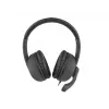 Headset binaural com fios NATEC Rhea com microfone de arco, conectores de 3,5 mm, cabo de 2,2 m, impedância de 32 Ω