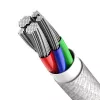 Cabo Lightning Baseus CATLGD-02 1 m branco