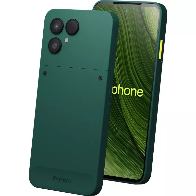 Fairphone The (Gen 6) 16 cm (6,31 polegadas) Dual SIM Android 15 5G USB Type-C 8 GB 256 GB 4415 mAh verde
