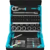 Conjunto de bits Hazet 2200SC-2, encaixe de 1/4 polegadas, 32 peças
