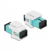 Módulo Keystone conector fêmea SC simplex para conector fêmea SC simplex DeLOCK