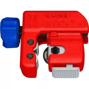 Corta-tubos Knipex TubiX S 3–30 mm, ferramenta de corte compacta para tubos metálicos e plásticos