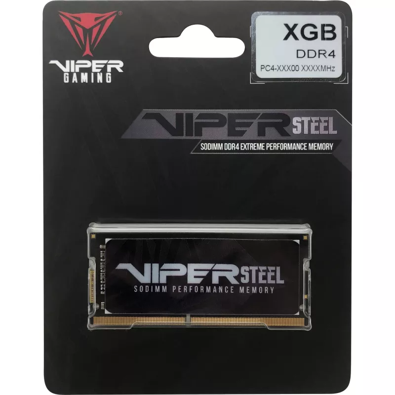SO-DIMM 32 GB DDR4-2400 , memória cinzento, PVS432G240C5S, Viper Steel, INTEL XMP