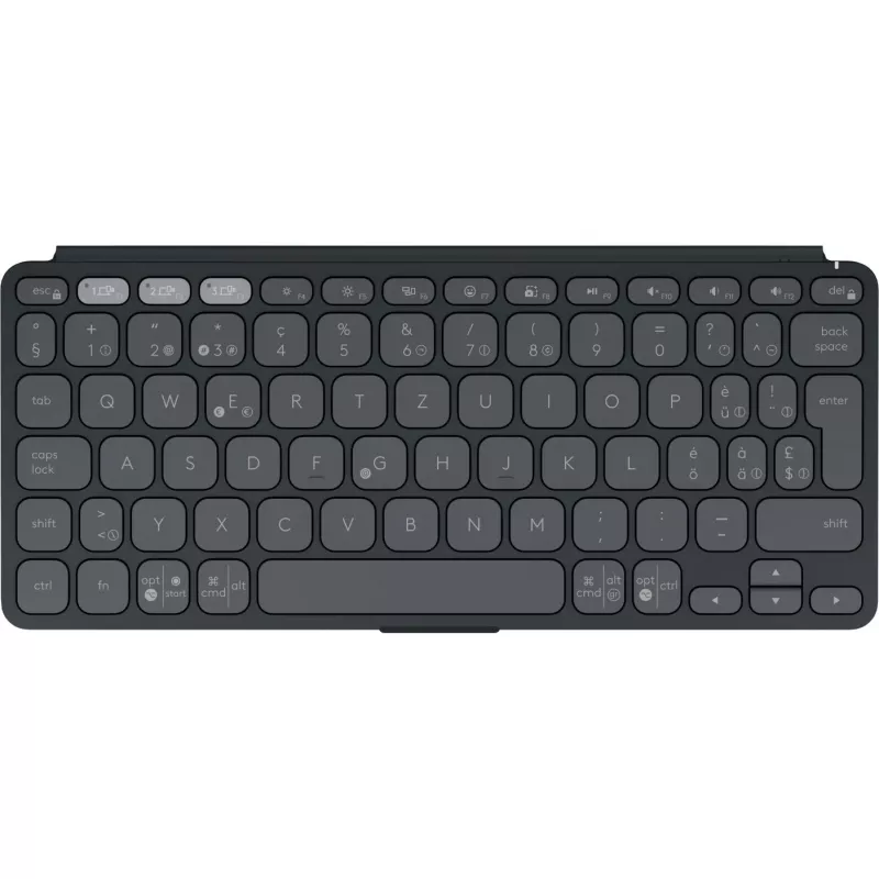 Logitech Keys-To-Go 2 - Teclado - com placa de cobertura integrada