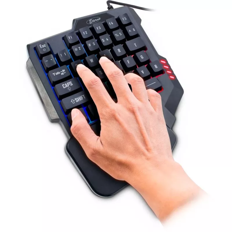 Inter-Tech KB-3035 RGB Gaming Keypad, 35 teclas, USB, preto