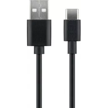 Microconnect USB3.1CCHAR1B Cabo USB USB 2.0 1 m USB A USB C preto