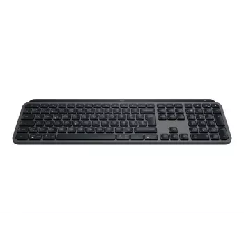 Teclado Logitech MX Keys S RF Wireless + Bluetooth QWERTZ suíço grafite (920-011571)