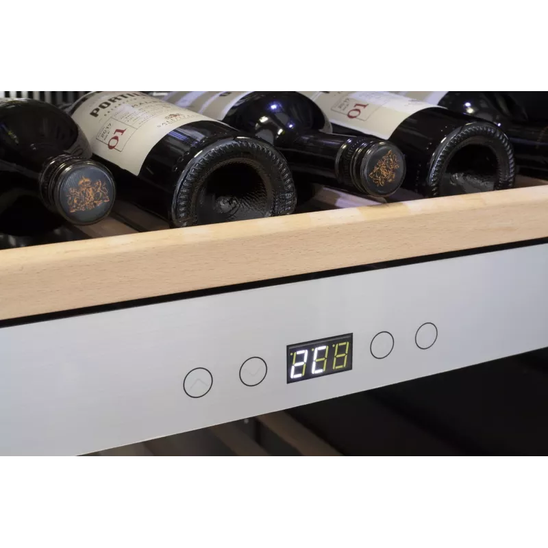 Garrafa climatizada Caso WineChef Pro 40 compressor aço inoxidável 40 garrafas