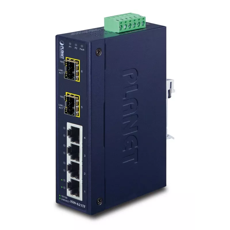 Switch não gerido PLANET ISW-621TF