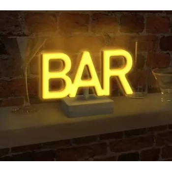 Luz LED de pé Paladone Bar Neon