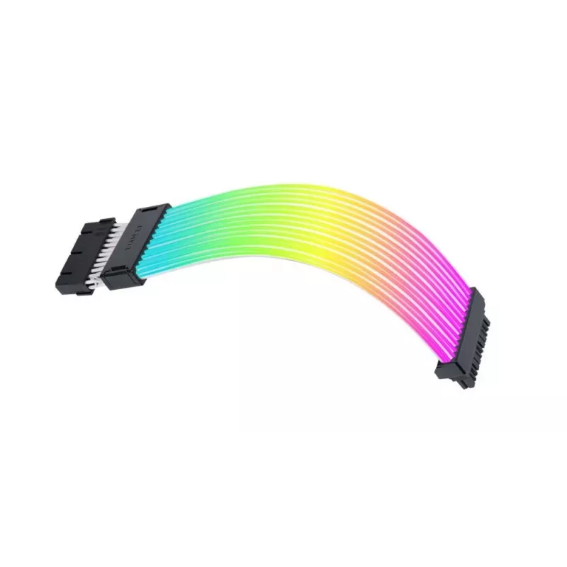 Cabo plano Lian Li PW24-1W-T 24 pinos ficha/conector fêmea, 0,26 m