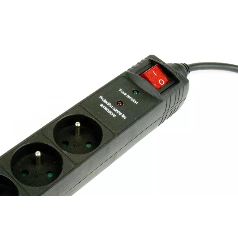 Proteção contra sobretensão Gembird SPF5-C-10 preto 5 tomada(s) AC 250 V 3 M