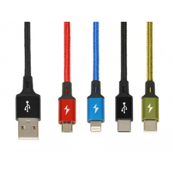 Cabo de carregamento universal 4 em 1 I-BOX USB IKUM4W1