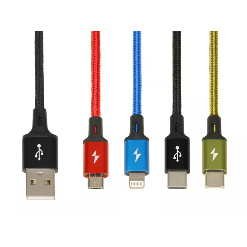 Cabo de carregamento universal 4 em 1 I-BOX USB IKUM4W1