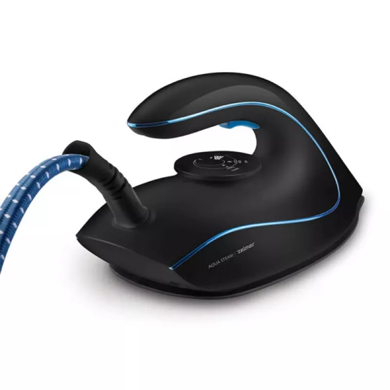 Ferro de engomar Zelmer Aqua Steam ZIS5400 preto-azul