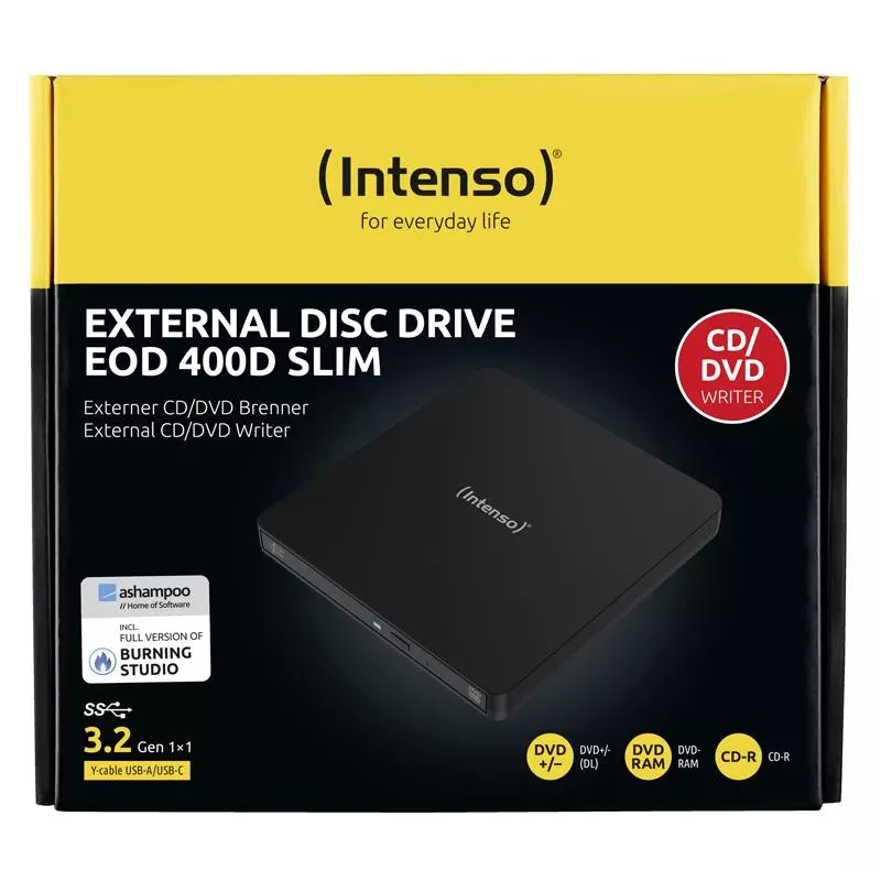 DVD RW USB3.2 EXT/preto 5401400 Intenso