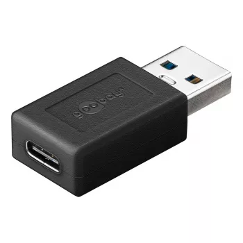 Goobay 45400 Adaptador USB 3.2 1.ª geração USB-A macho para USB-C fêmea Su