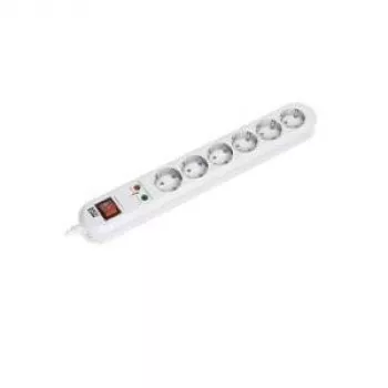 Proteção contra sobretensões Bachmann 381.2501K 1,5 m branco 6 tomadas AC 250V