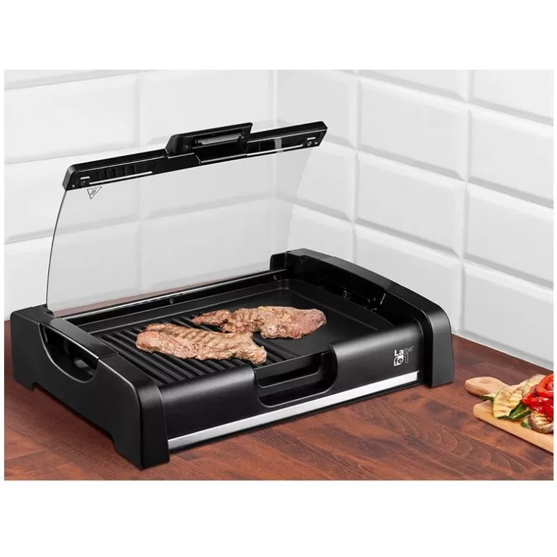 Lafe GRL-003 grelhador elétrico de contacto com tampa, 1650 W