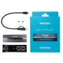 Caixa externa para SSD NVMe M.2 PCIe PATRIOT PV810UPNGM – USB-C 3.2 Gen 2, compatível com 2230/2242/2260/2280, até 8 TB, alumínio, cinzento