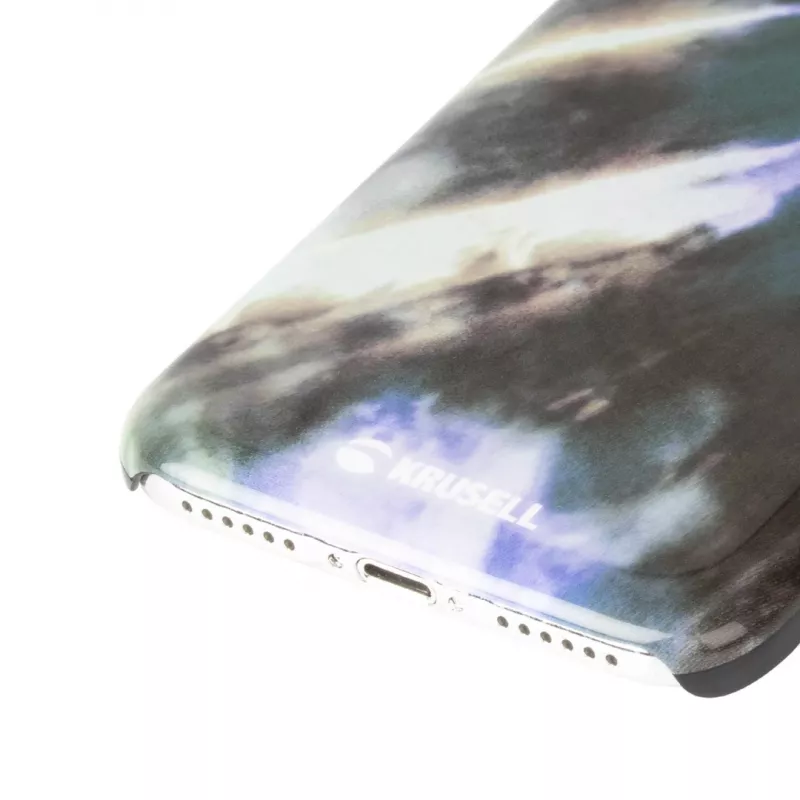 Capa de proteção com tampa Krusell Limited para Apple iPhone 8/7 – design twirl earth