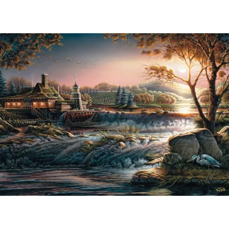 Terry Redlin: Luzes na natureza selvagem, Puzzle 1000 peças