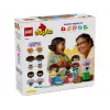 Brinquedo de construção LEGO DUPLO 10423 conjunto de pessoas para construir, 71 peças, a partir de 3 anos, figuras 260 mm de altura