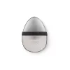 Balança de cozinha Caso FinoCompact 03201 — capacidade 0,5 kg, divisão 1 g, visor LED, aço inoxidável/preto