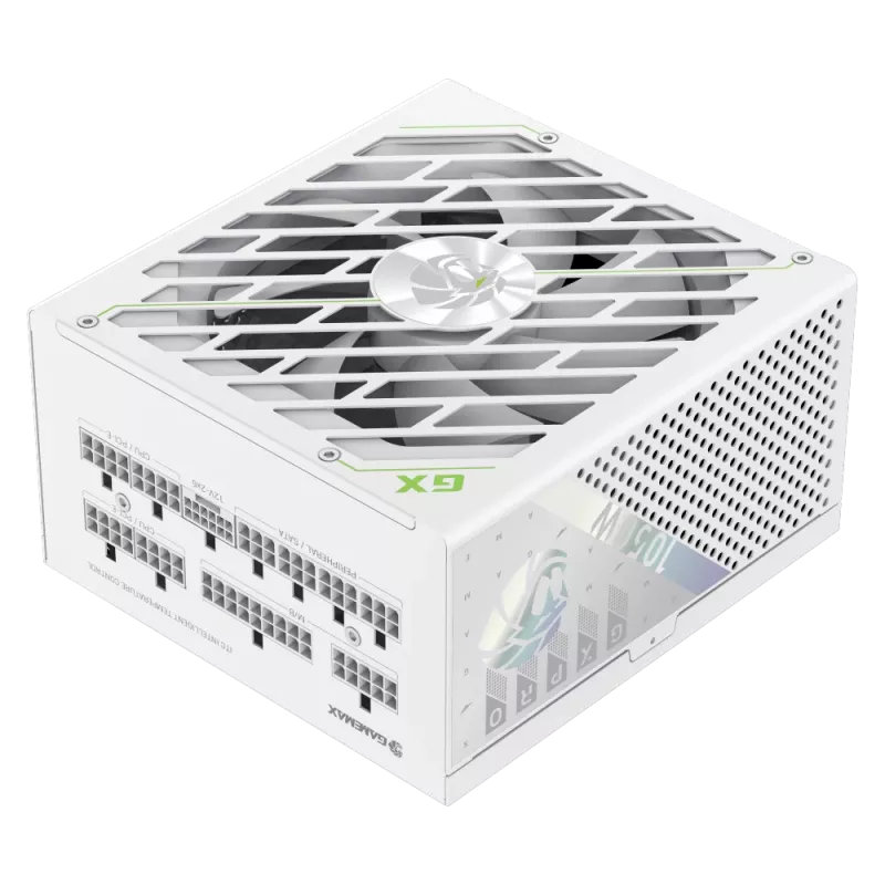 Fonte de alimentação Gamemax, 80 PLUS, Gold | GX PRO 1050G WH | 1050 W