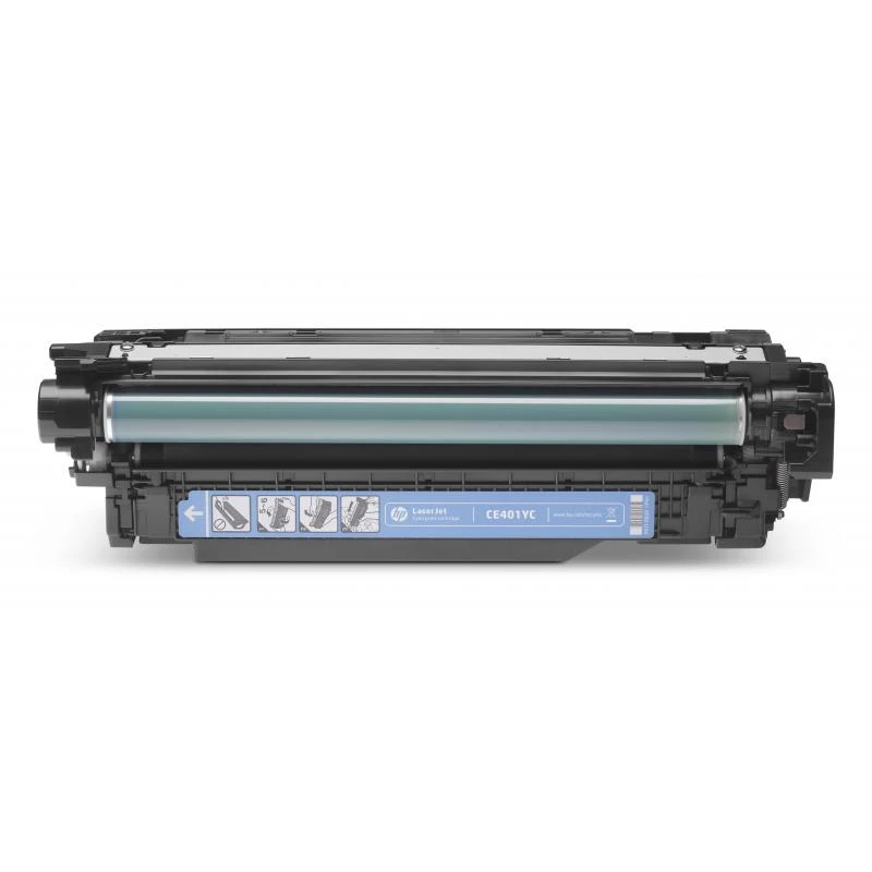 HP 507A - CE401YC - CQ - caixa aberta - embalagem de projeto - toner ciano