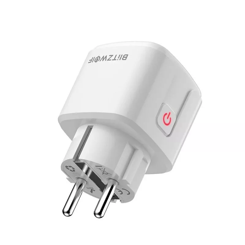 Tomada inteligente BlitzWolf BW-SHP15 ZigBee 3680W — tomada embutida compatível com Wi-Fi/ZigBee