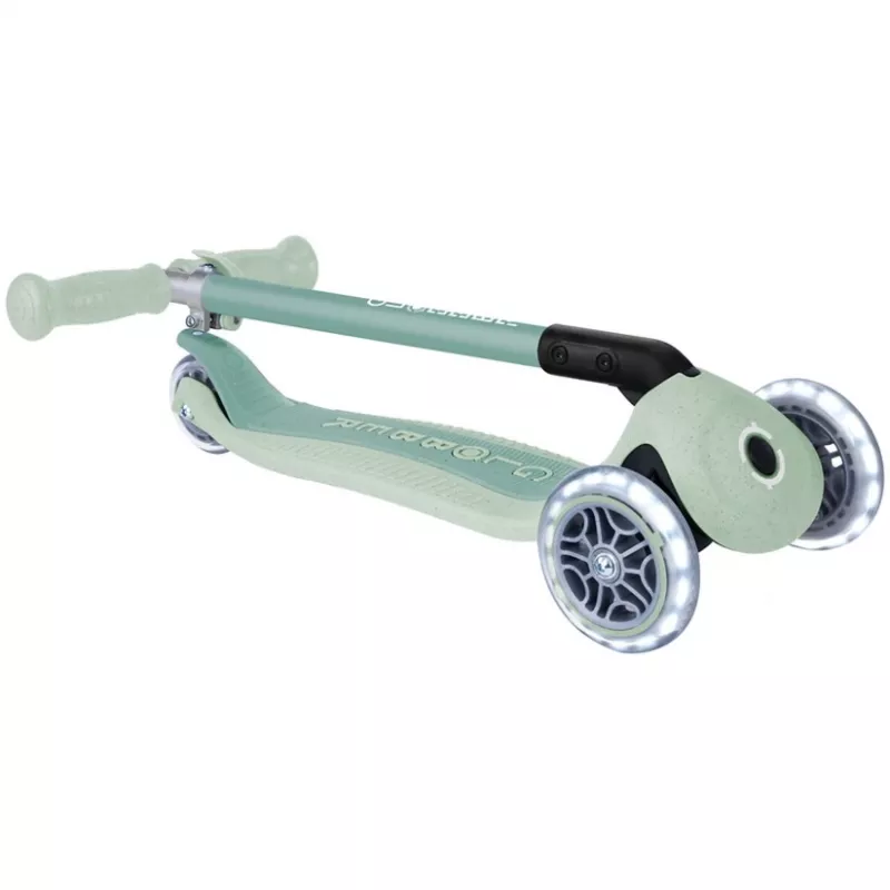 Primo Foldable Plus Lights Eco, Trotinete Verde-claro