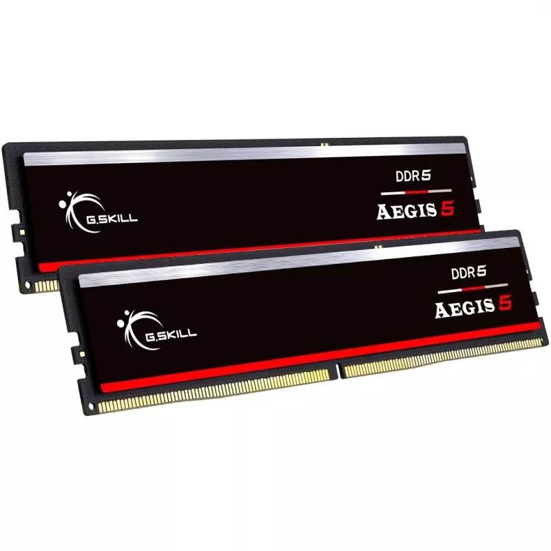 DIMM 64 GB DDR5-6000 (2x 32 GB) Dual-Kit, memória RAM preta, F5-6000J3636F32GX2-IS, Aegis 5, INTEL XMP, AMD EXPO