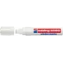 Marcador de giz Edding 4090 ponta de cinzel branco