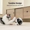 Enabot ROLA Mini robô companheiro para animais de estimação, laser, 5000 mAh, branco/preto