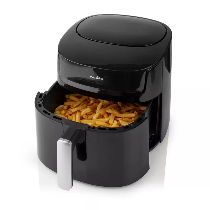 Fritadeira Nedis KAAF170BK Individual 7,2 l Máquina vertical 1800 W Fritadeira de ar quente Preto