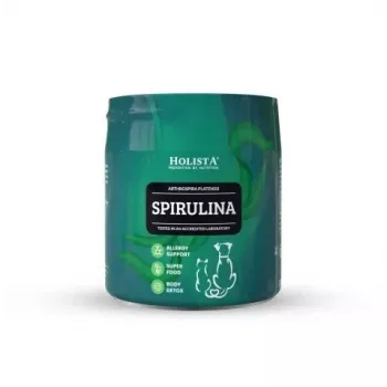 HOLISTA Spirulina - Suplemento alimentar para cães e gatos - 100g