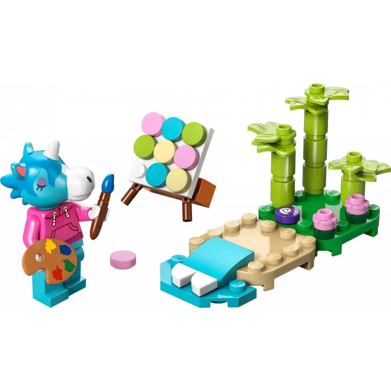 Bricks Animal Crossing 30703 Pintura da praia do Julian
