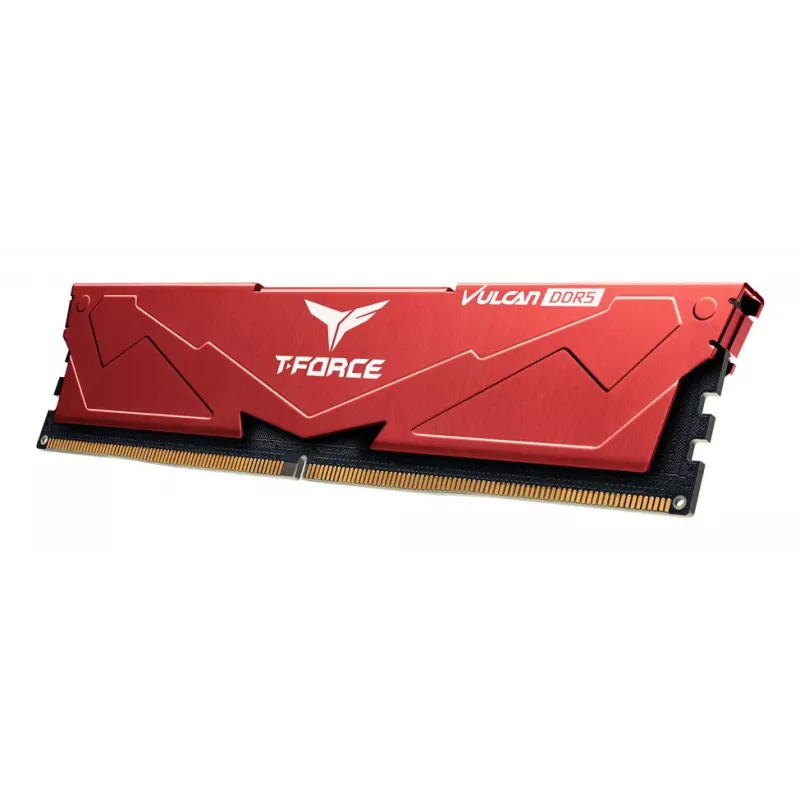 Team Group VULCAN FLRD532G6000HC30DC01, 32 GB, 2 x 16 GB, DDR5, 6000 MHz, 288-pin DIMM, Vermelho
