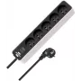Extensão elétrica Brennenstuhl 1153254520 5m 5 tomadas AC interior preto branco