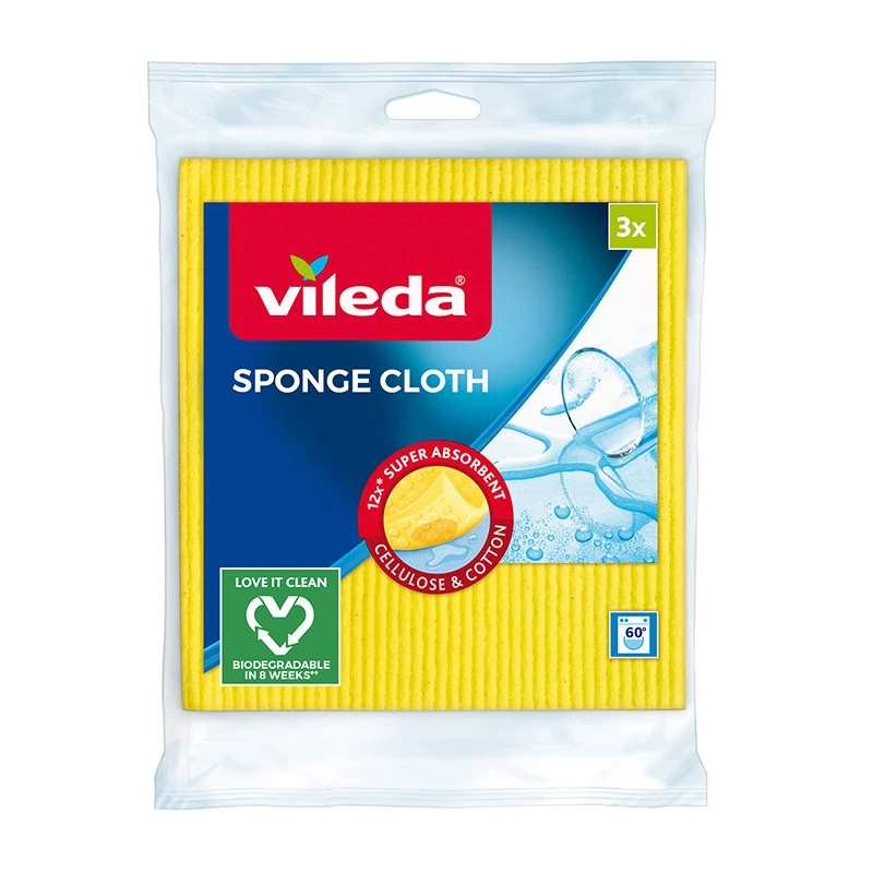 Esponja com esfregão Vileda pack de 3