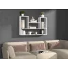 Prateleira suspensa BILBAO 4P 100x16x60 cm, branco