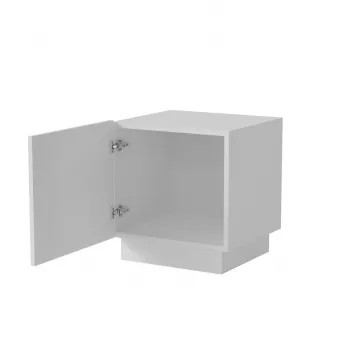 Mesa de cabeceira Cama 2 unid. LIVERTI 45x42x47 cm branco MDF/aglomerado