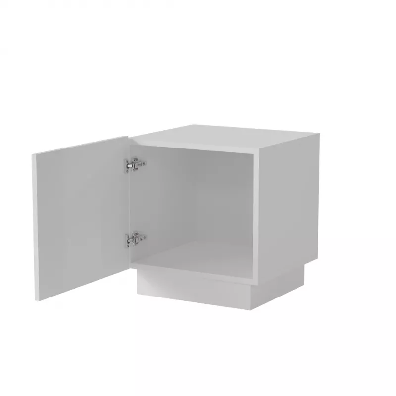 Mesa de cabeceira Cama 2 unid. LIVERTI 45x42x47 cm branco MDF/aglomerado