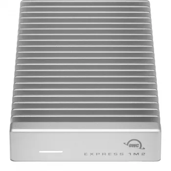 Other World Computing OWC Express 1M2 - caixa de armazenamento - cartão M.2 NVMe - USB4 - prateado (OWCUS4EXP1M2)