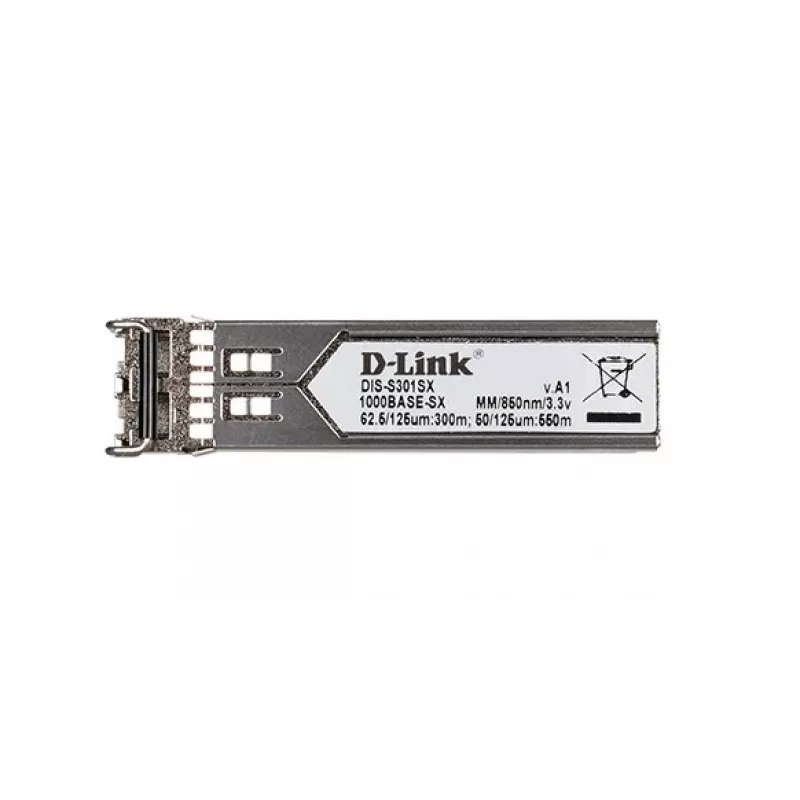 Transceptor industrial D-Link Mini-GBIC SFP de 1 porta para 1000BaseSX